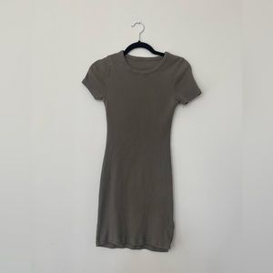 Army green fitted dress in size small from Nordstrom